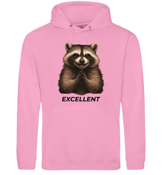 Жіноча толстовка (худі) Єнот excellent Рожевий фото