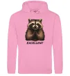 Жіноча толстовка (худі) Єнот excellent Рожевий фото
