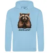 Жіноча толстовка (худі) Єнот excellent Блакитний фото