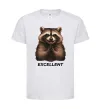 Детская футболка Єнот excellent Белый фото