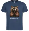 Мужская футболка Єнот excellent Темно-синий фото