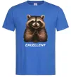 Мужская футболка Єнот excellent Ярко-синий фото