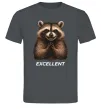 Мужская футболка Єнот excellent Графит фото