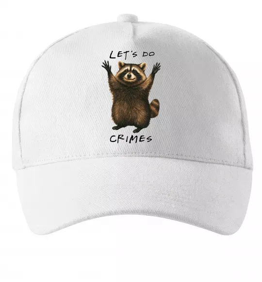Кепка Let`s do crimes Білий фото