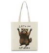 Еко-сумка Let`s do crimes Бежевий фото