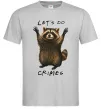 Чоловіча футболка Let`s do crimes Сірий фото