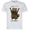 Чоловіча футболка Let`s do crimes Білий фото
