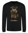 Свитшот Let`s do crimes Черный фото