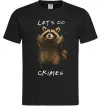 Чоловіча футболка Let`s do crimes Чорний фото