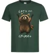 Чоловіча футболка Let`s do crimes Темно-зелений фото