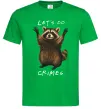 Чоловіча футболка Let`s do crimes Зелений фото