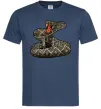 Мужская футболка Змія гримуча Темно-синий Мужская футболка Змія гримуча Темно-синий фото