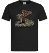 Мужская футболка Змія гримуча Черный Мужская футболка Змія гримуча Черный фото