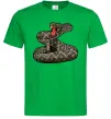 Мужская футболка Змія гримуча Зеленый Мужская футболка Змія гримуча Зеленый фото