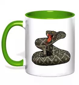 Чашка з кольоровою ручкою