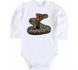 Детский боди Змія гримуча Детский боди Змія гримуча