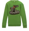 Детский Свитшот Змія гримуча Лаймовый фото