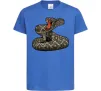 Дитяча футболка Змія гримуча Яскраво-синій фото