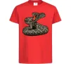 Дитяча футболка Змія гримуча Червоний фото