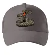 Кепка Змія гримуча Серый фото