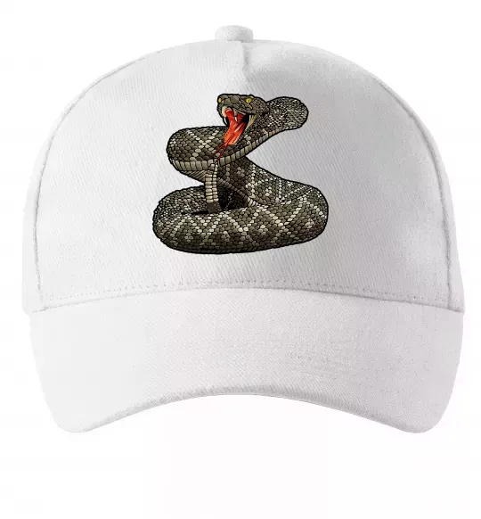 Кепка Змія гримуча Белый фото