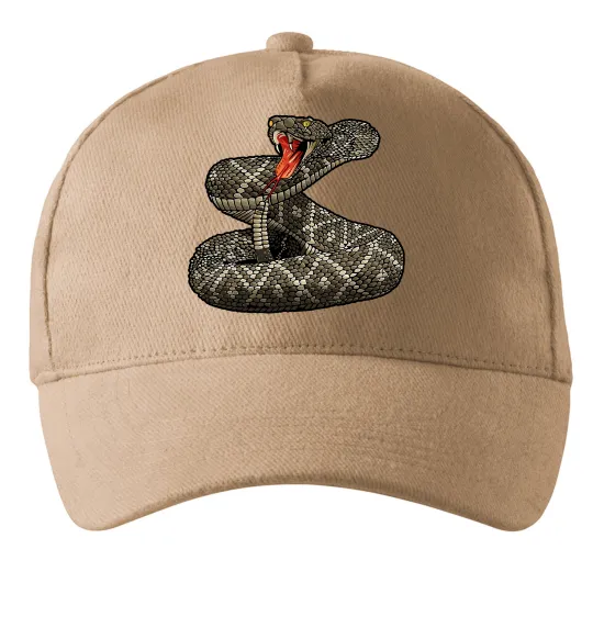 Кепка Змія гримуча Песочный фото