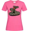 Женская футболка Змія гримуча Ярко-розовый фото