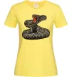 Женская футболка Змія гримуча Лимонный фото