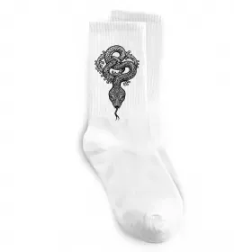 Носки Змія візерунки Белый фото