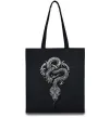 Еко-сумка Змія візерунки Чорний фото