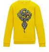 Детский Свитшот Змія візерунки Солнечно желтый фото