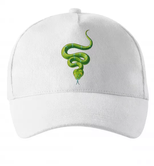 Кепка Зелена змія Білий фото