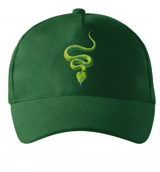 Кепка Зелена змія Темно-зелений фото