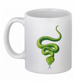 Чашка керамическая Зелена змія
