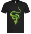 Мужская футболка Зелена змія Черный фото