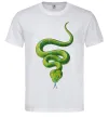 Мужская футболка Зелена змія Белый фото