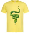 Мужская футболка Зелена змія Лимонный фото