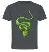 Мужская футболка Зелена змія Графит фото