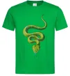 Мужская футболка Зелена змія Зеленый фото
