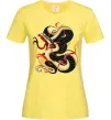 Жіноча футболка Змія малюнок Лимонний фото