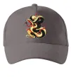 Кепка Змія малюнок Серый фото