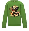 Детский Свитшот Змія малюнок Лаймовый фото