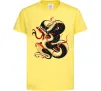 Детская футболка Змія малюнок Лимонный фото