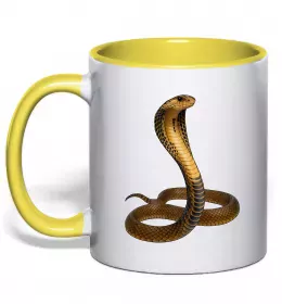 Чашка з кольоровою ручкою