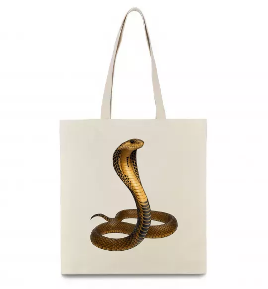 Еко-сумка Кобра Бежевий фото