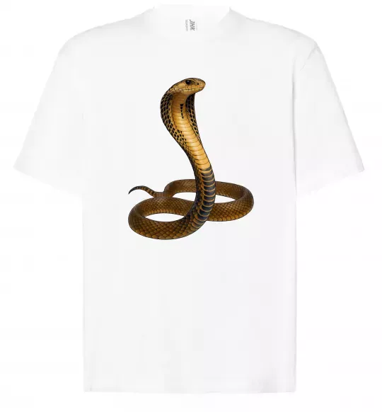 Футболка Оверсайз Кобра Белый фото