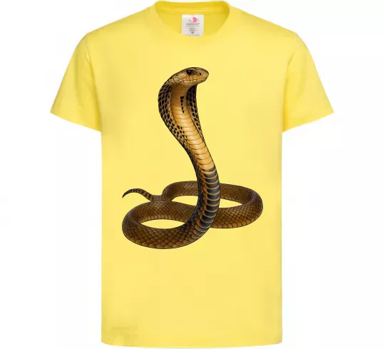 Детская футболка Кобра Лимонный фото