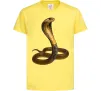 Детская футболка Кобра Лимонный фото