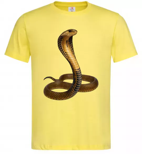 Мужская футболка Кобра Лимонный фото