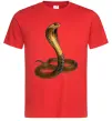 Мужская футболка Кобра Красный Мужская футболка Кобра Красный фото